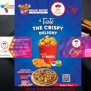 alt="HABIB Printers Food Menu Design."